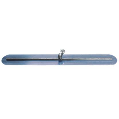 Picture of 30" Round End Blue Steel Fresno Trowel with Swivel Bracket