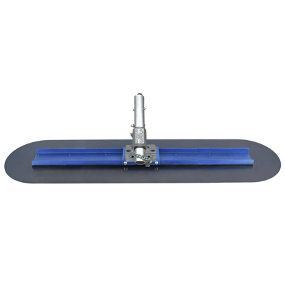 Picture of 24" Big "D" Round End Blue Steel Bull Float with EZY-Tilt® II Bracket