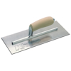 Picture of 11-1/2" x 4-1/2" Carbon Steel Plaster Trowel with Camel Back Wood Handle