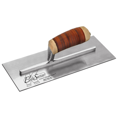 Picture of Elite Series Five Star™ 13" x 5" Carbon Steel Plaster Trowel with Leather Handle