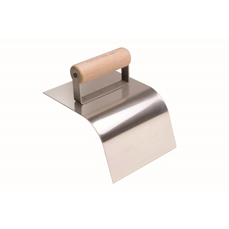 Picture of Stainless Steel 2"R Curb Tool with Wood Handle