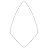 Picture of W. Rose™ 12” Wide London Brick Trowel with Cork Handle