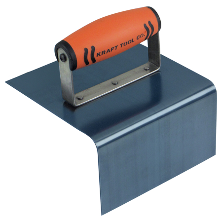 Picture of 6" x 6" x 3-1/2"  1/4"R Blue Steel Outside Step Tool with Batter with ProForm® Handle