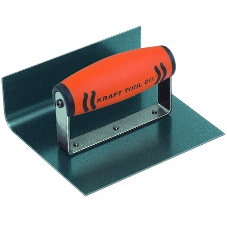 Picture of 6" x 6" x 3"  1"R Inside Blue Steel Cove Step Tool with ProForm® Handle