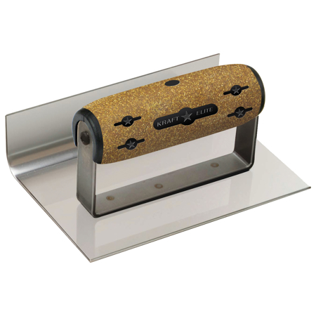 Picture of 6" x 6" 3/4"R Elite Series Five Star™ Inside Curb & Sidewalk Tool with Cork Handle