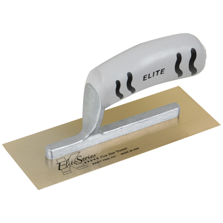 Picture of  Elite Series Five Star™ 8" x 3" Golden Stainless Steel Midget Trowel with ProForm® Handle